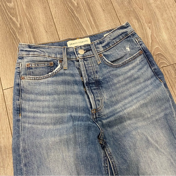 Denim Forum Arlo High Rise Straight - Picture 5 of 5